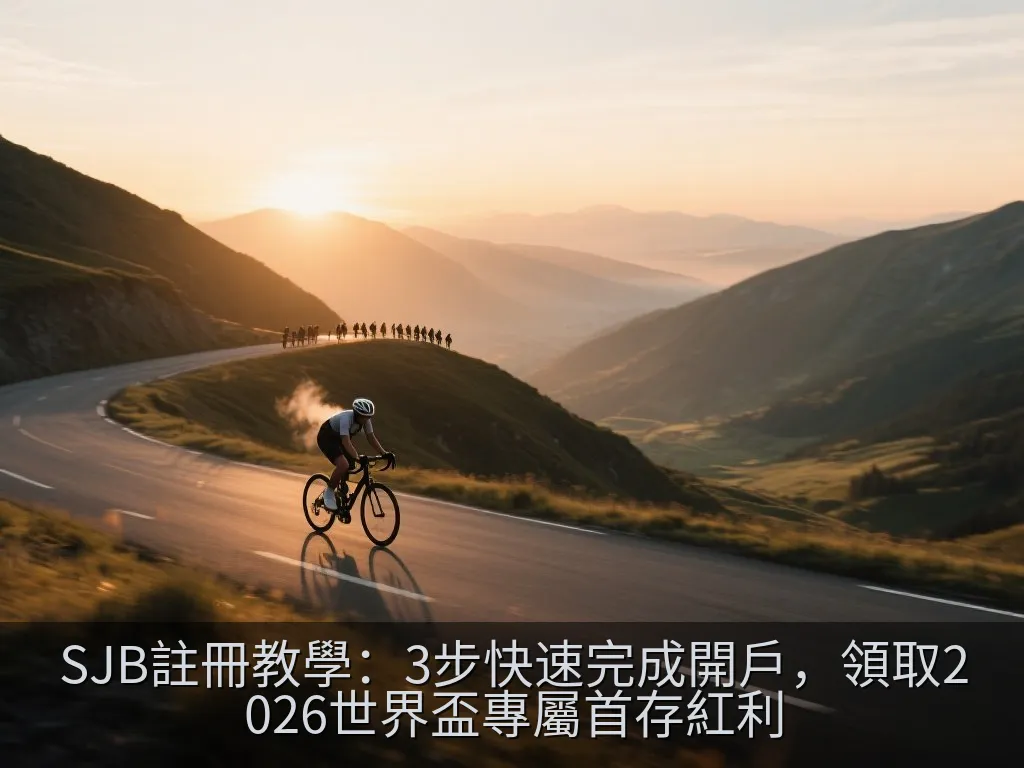 SJB註冊教學：3步快速完成開戶，領取2026世界盃專屬首存紅利
